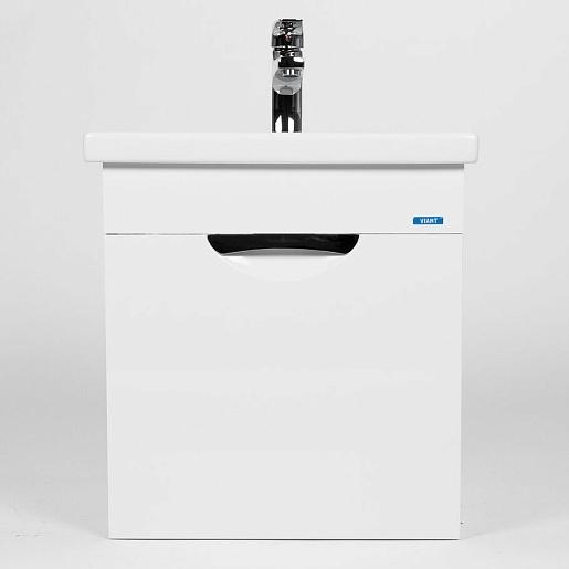 Viant Тумба с раковиной Барселона 50 подвесная белая – фотография-2